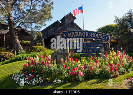 SAN DIEGO,CA,USA - APRIL 07: Restaurant at Seaport Village on April 07,2014 in San Diego,California,USA. Stock Photo