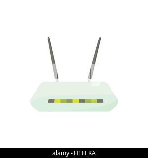 Router icon in cartoon style Stock Vector