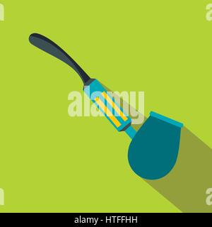 Electronic pipe icon, flat style Stock Vector