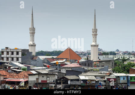 Luar Batang Mosque (or Masjid Luar Batang), one of the oldest mosques in Jakarta Stock Photo