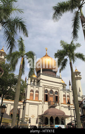 Singapore, Arab Quarter, Sultan Mosque, Stock Photo