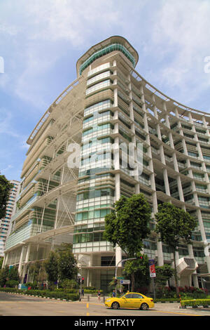 Building of Singapore National Library, Singapore, Asia, opened in 2005 ...