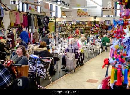 Eastgate Indoor Market Gloucester England Farmhouse Butchers Stock ...