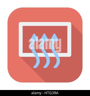 Rear window defrost Stock Vector