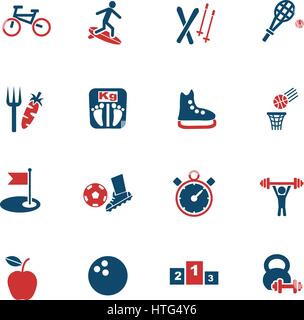 sport web icons for user interface design Stock Vector