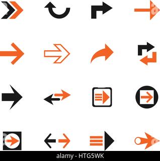 arrow web icons for user interface design Stock Vector Image & Art - Alamy