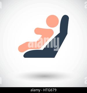 Lower anchors and tethers for children Stock Vector