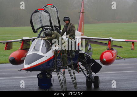 Sepecat Jaguar T 2A, ZB615,  at RAF Cosford, Stock Photo