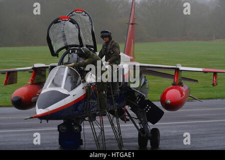 Sepecat Jaguar T 2A, ZB615,  at RAF Cosford, Stock Photo