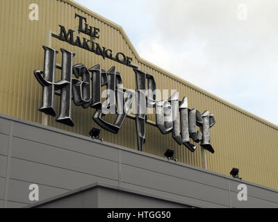 London, UK. 08th Mar, 2017. The Warner Bros' Harry Potter studio in London, United Kingdom, 08 March 2017. The Harry Potter studios are currently being extended. The forbidden forest will be open to the public on the 31 March 2017. Photo: Leonard Kehnscherper/dpa/Alamy Live News Stock Photo