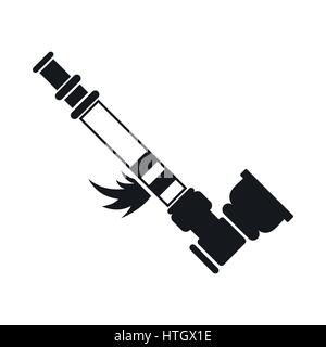 Smoking pipe for marijuana icon Stock Vector