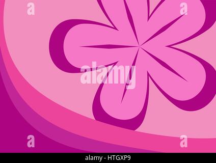 violet flower backdrop Stock Vector