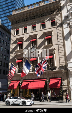 Cartier Mansion on Fifth Avenue, NYC, USA Stock Photo