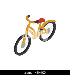 Bike icon, isometric 3d style Stock Vector