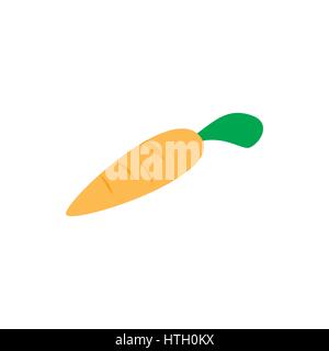 Carrot icon, isometric 3d style Stock Vector