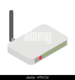 Router icon, cartoon style Stock Vector