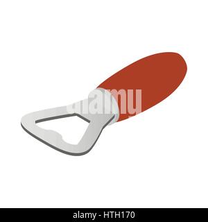 Bottle opener icon, isometric 3d style Stock Vector