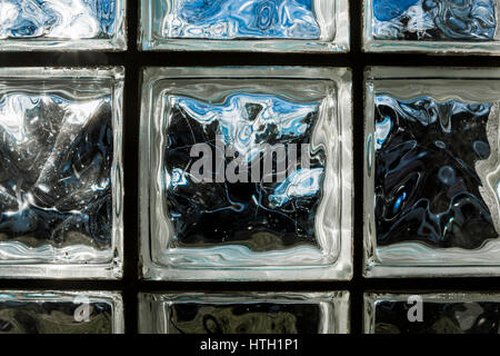Glass block window Stock Photo