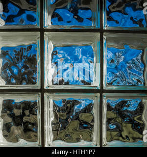 Glass block window Stock Photo