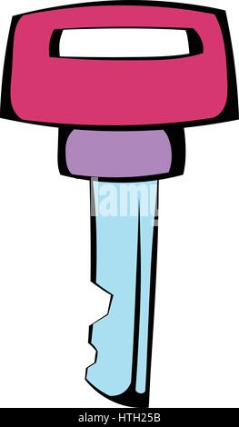 Ignition key icon, icon cartoon Stock Vector