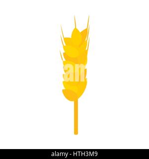 Wheat icon, isometric 3d style Stock Vector