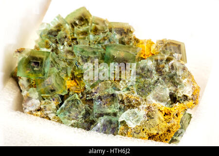 fluorite mineral Stock Photo