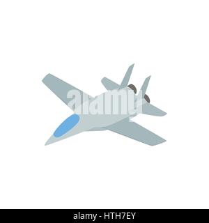 Military aircraft  icon, comics style Stock Vector
