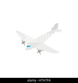 Small airplane icon, isometric 3d style Stock Vector
