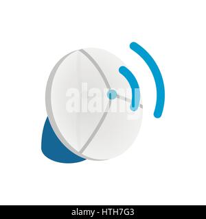 Wireless connection icon, isometric 3d style Stock Vector