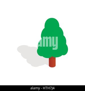 Tree icon, isometric 3d style Stock Vector