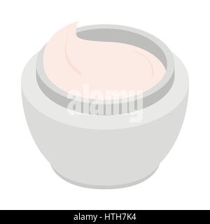 Cream icon, isometric 3d style Stock Vector