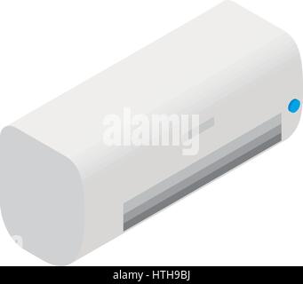 Air conditioner icon, isometric 3d style Stock Vector