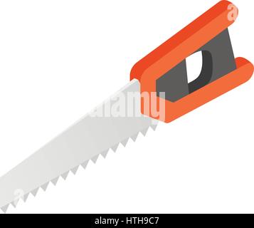 Hand saw  icon, isometric 3d style Stock Vector