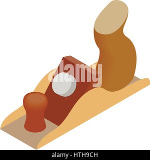 Jack-plane tool  icon, isometric 3d style Stock Vector