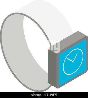 The smart watch icon, isometric 3d style  Stock Vector