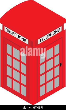 Isometric 3d icon retro telephone handset buttons quick tips cyberspace ...