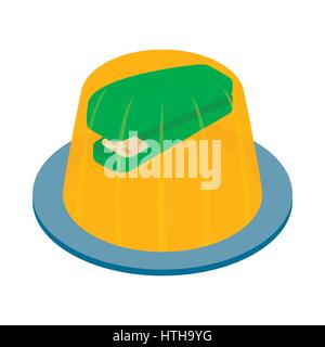 Stapler in the jelly icon, isometric 3d style Stock Vector