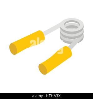 Hand grip exerciser or trainer icon Stock Vector