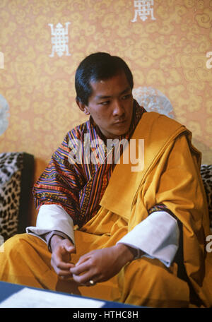 His Majesty Jigme Singye Wangchuck, King of Bhutan, Bhutan, Himlaayas Stock Photo