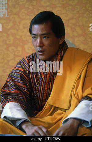 His Majesty Jigme Singye Wangchuck, King of Bhutan, Bhutan, Himlaayas Stock Photo