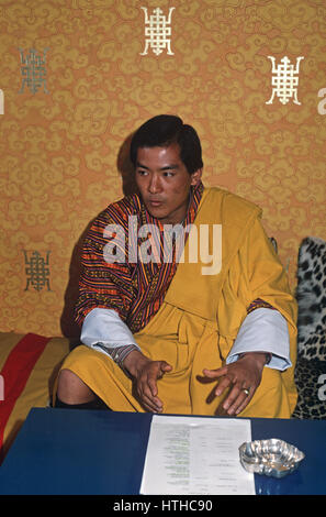 His Majesty Jigme Singye Wangchuck, King of Bhutan, Bhutan, Himlaayas Stock Photo