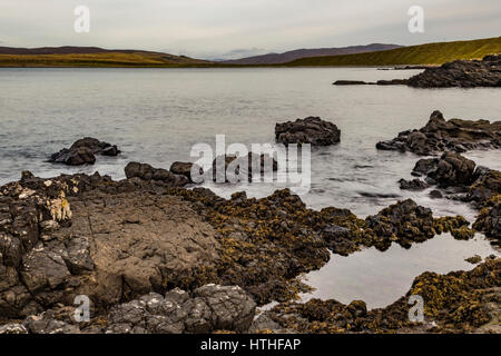 View at Gedintailor, Braes, Isle of Skye Stock Photo
