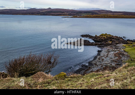 View at Gedintailor, Braes, Isle of Skye Stock Photo