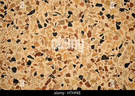 Full frame take of a terrazzo flooring pattern Stock Photo
