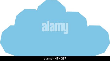 cloud icon illustrated in vector on white background Stock Vector Image ...