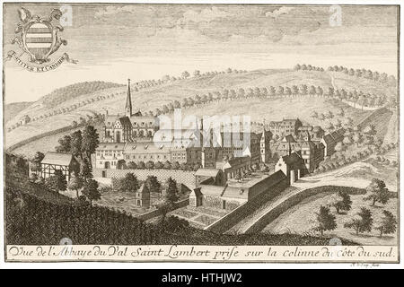 Seraing, Abbaye du Val-Saint-Lambert, Remacle Le Loup, ca 1740 Stock Photo