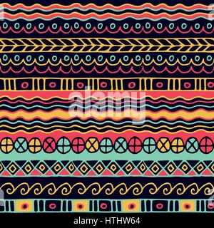 colored seamless pattern of stripes. Stock Vector