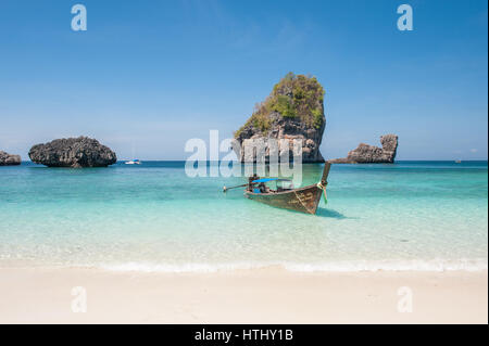 Phi Phi Islands is a popular tour destination from Phuket in Thailand Stock Photo