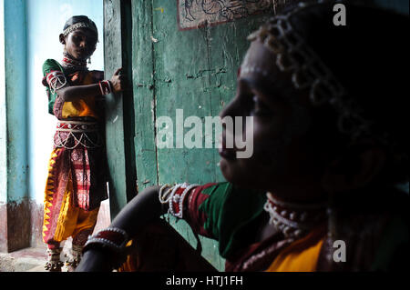 Gotipua dancers ( India) Stock Photo