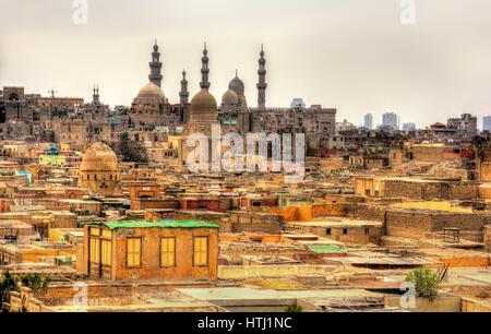 Bab El-Wazir cemetery in Cairo - Egypt Stock Photo